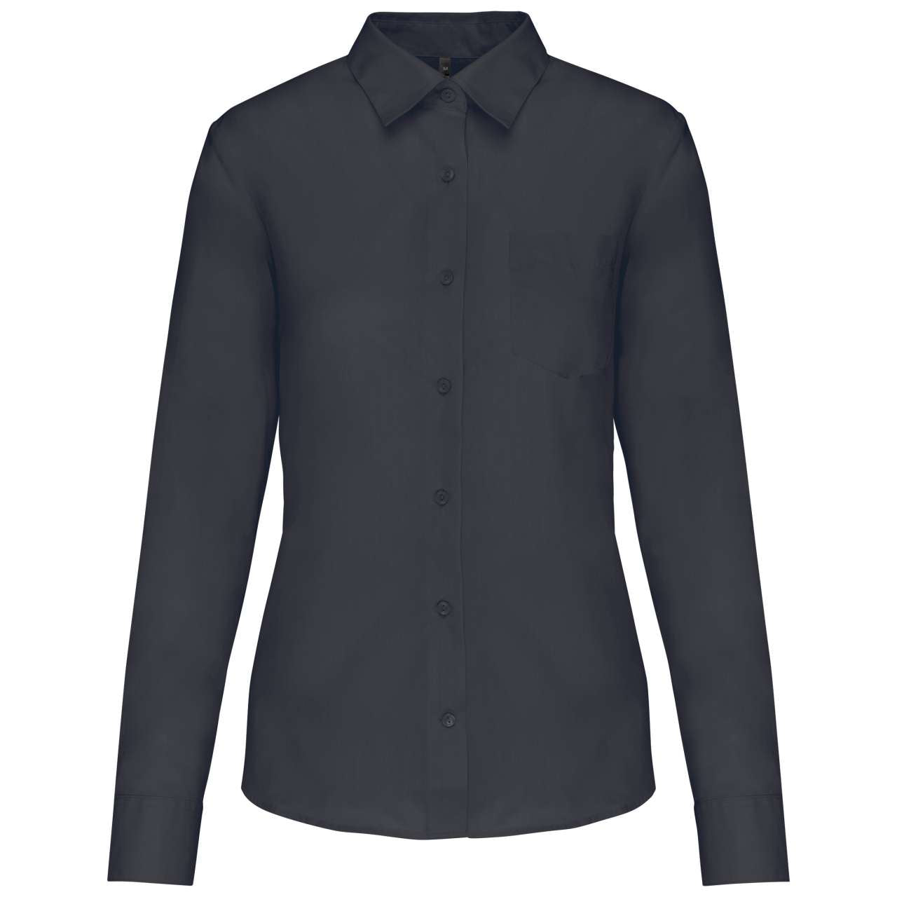 JESSICA - LADIES' LONG-SLEEVED SHIRT - Zinc - Main