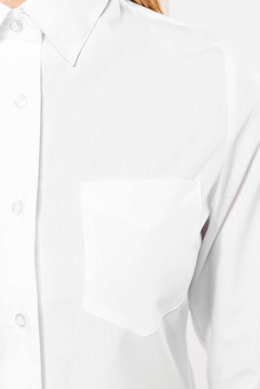 LADIES' 3/4 SLEEVED SHIRT - Black - Additional