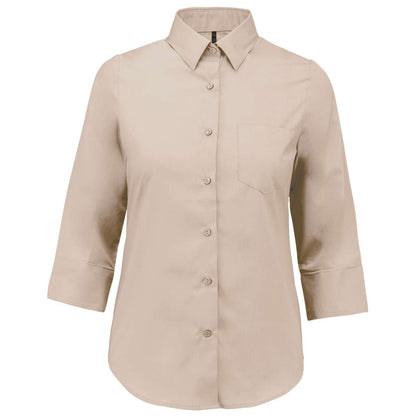 LADIES' 3/4 SLEEVED SHIRT - Angora - Main