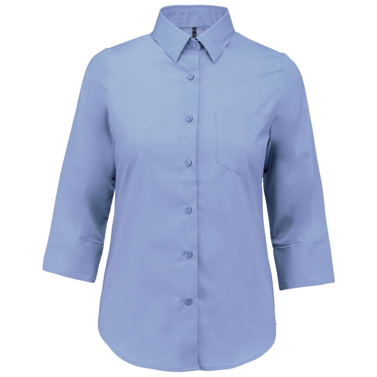 LADIES' 3/4 SLEEVED SHIRT - Bright Sky - Main