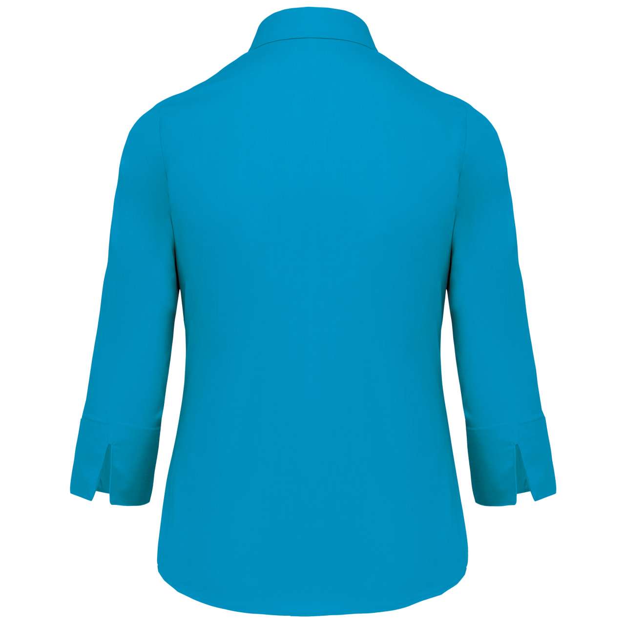 LADIES' 3/4 SLEEVED SHIRT - Bright Turquoise - Additional