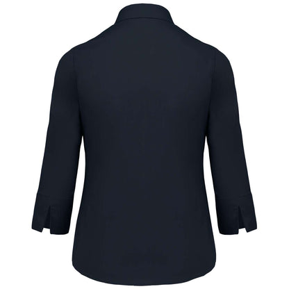 LADIES' 3/4 SLEEVED SHIRT - Navy - Additional