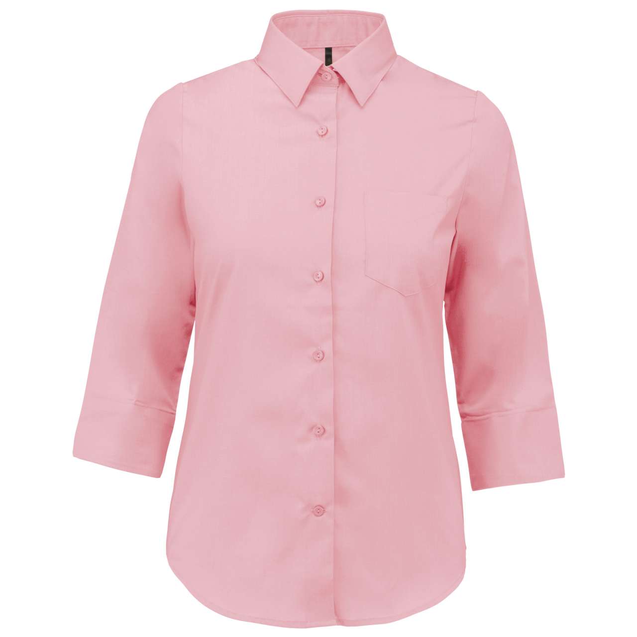 LADIES' 3/4 SLEEVED SHIRT - Pale Pink - Main