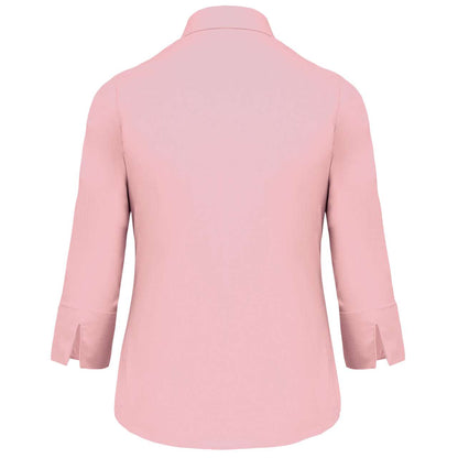 LADIES' 3/4 SLEEVED SHIRT - Pale Pink - Additional