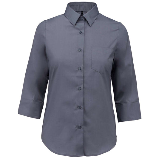 LADIES' 3/4 SLEEVED SHIRT - Urban Grey - Main