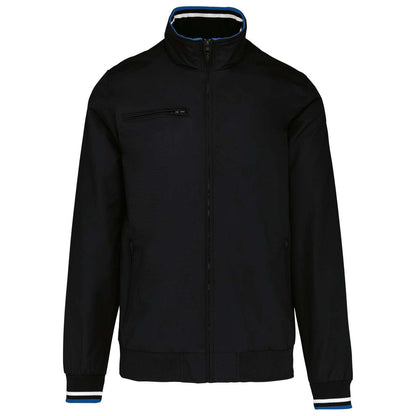 CITY BLOUSON JACKET - Black/White/Blue - Main
