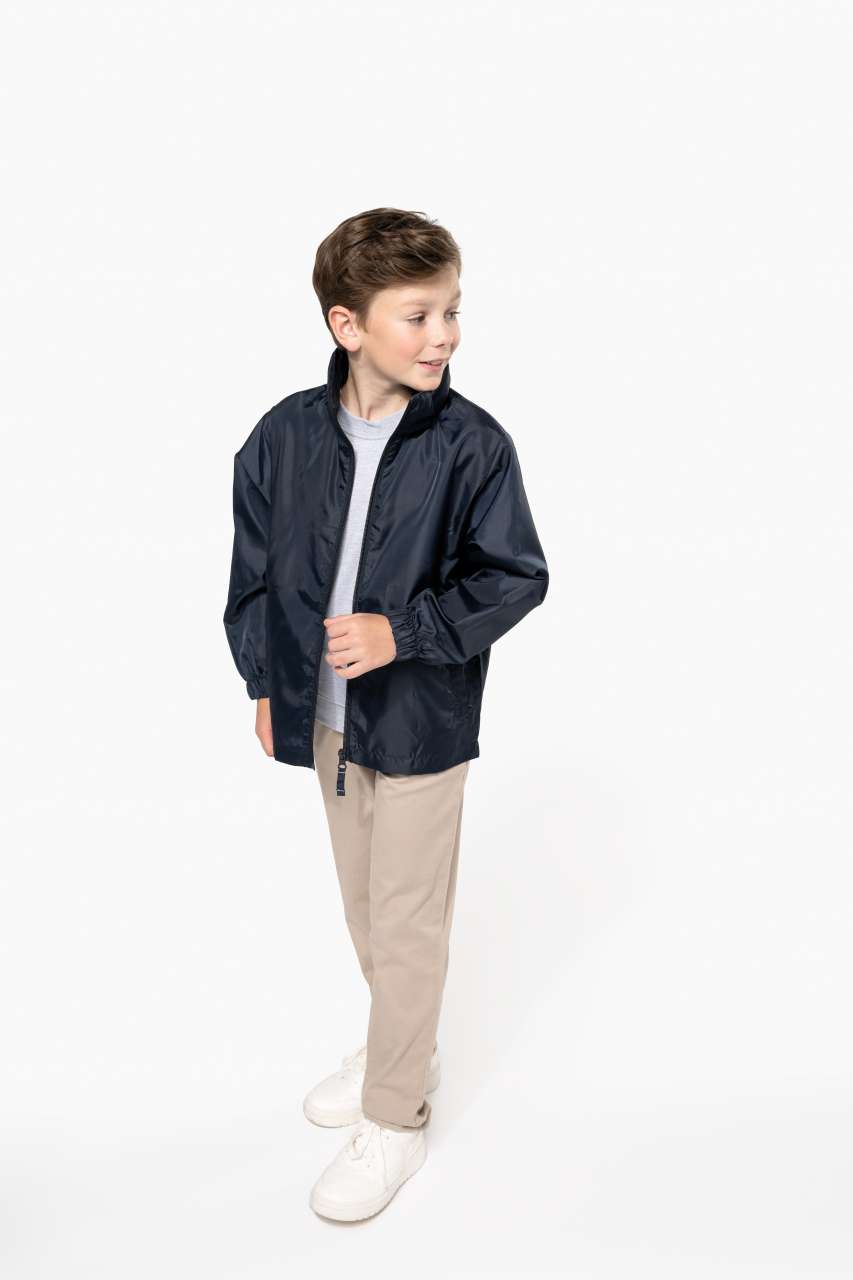 KID'S WINDBREAKER - Navy - Additional