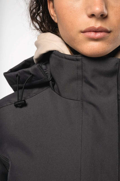 LADIES' PARKA - Dark Grey - Additional