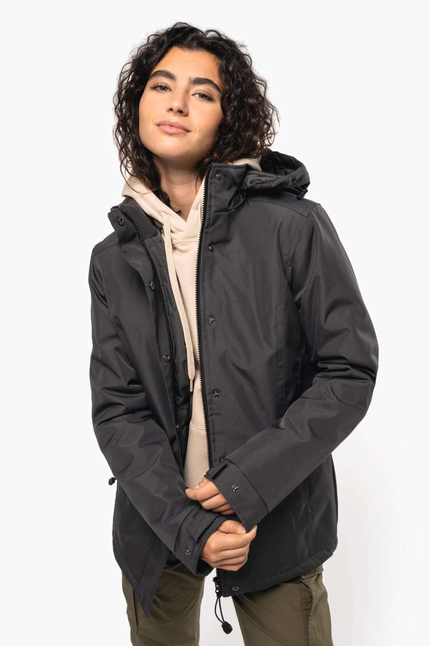 LADIES' PARKA - Snow Grey - Model