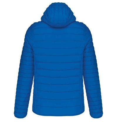 MEN'S LIGHTWEIGHT HOODED PADDED JACKET - Light Royal Blue - Main