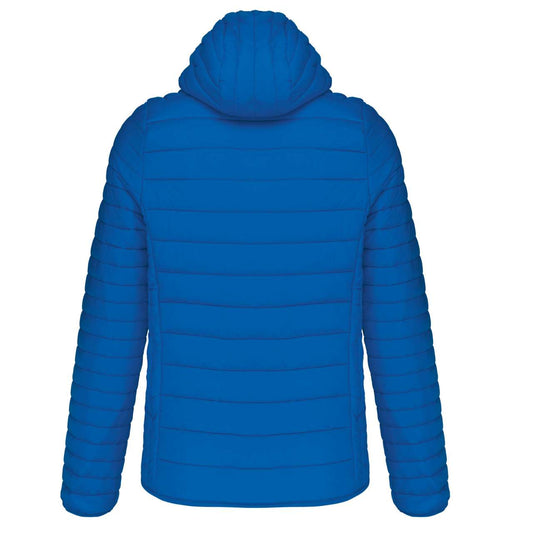 MEN'S LIGHTWEIGHT HOODED PADDED JACKET - Light Royal Blue - Main