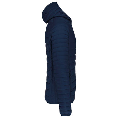 MEN'S LIGHTWEIGHT HOODED PADDED JACKET - Navy - Additional