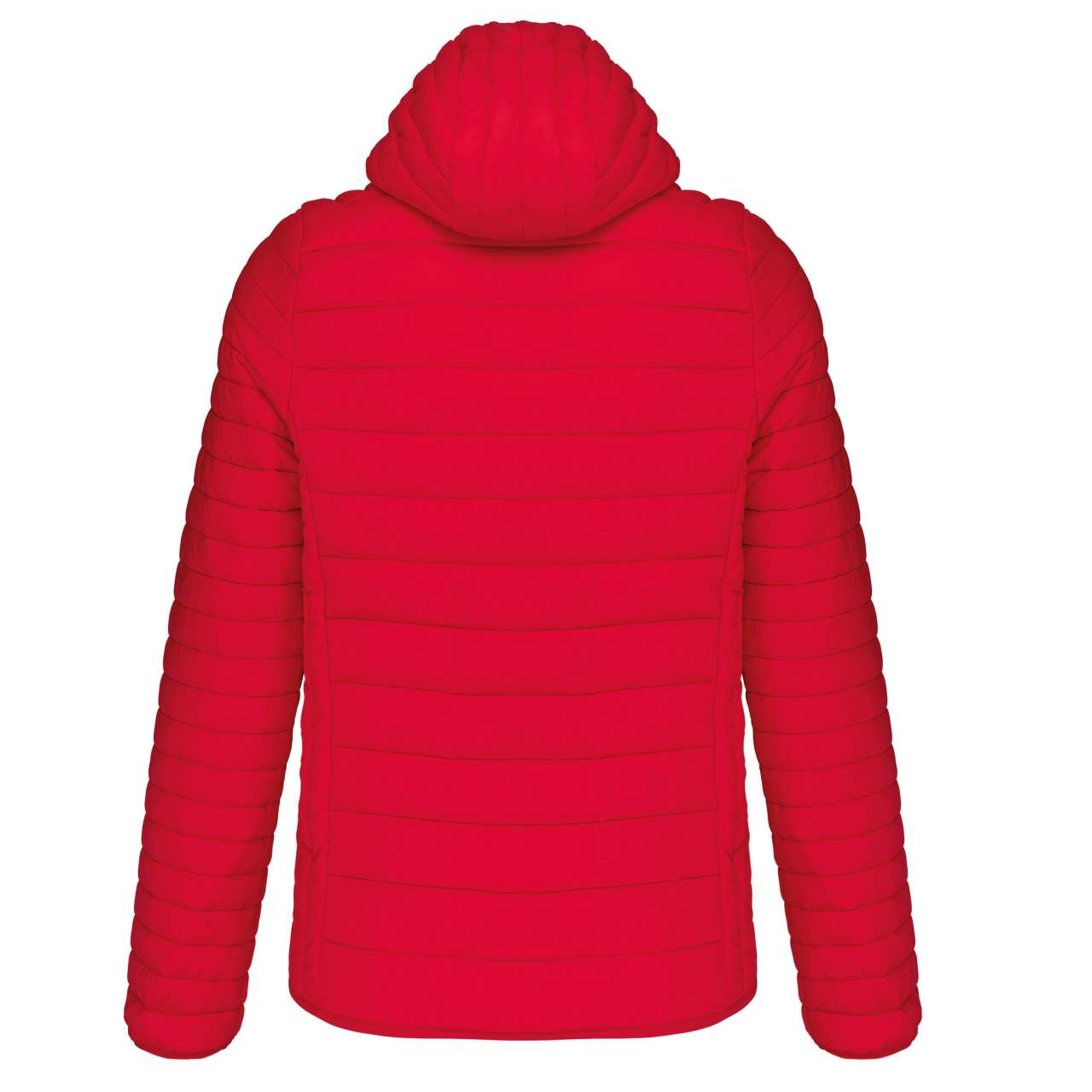 MEN'S LIGHTWEIGHT HOODED PADDED JACKET - Red - Main