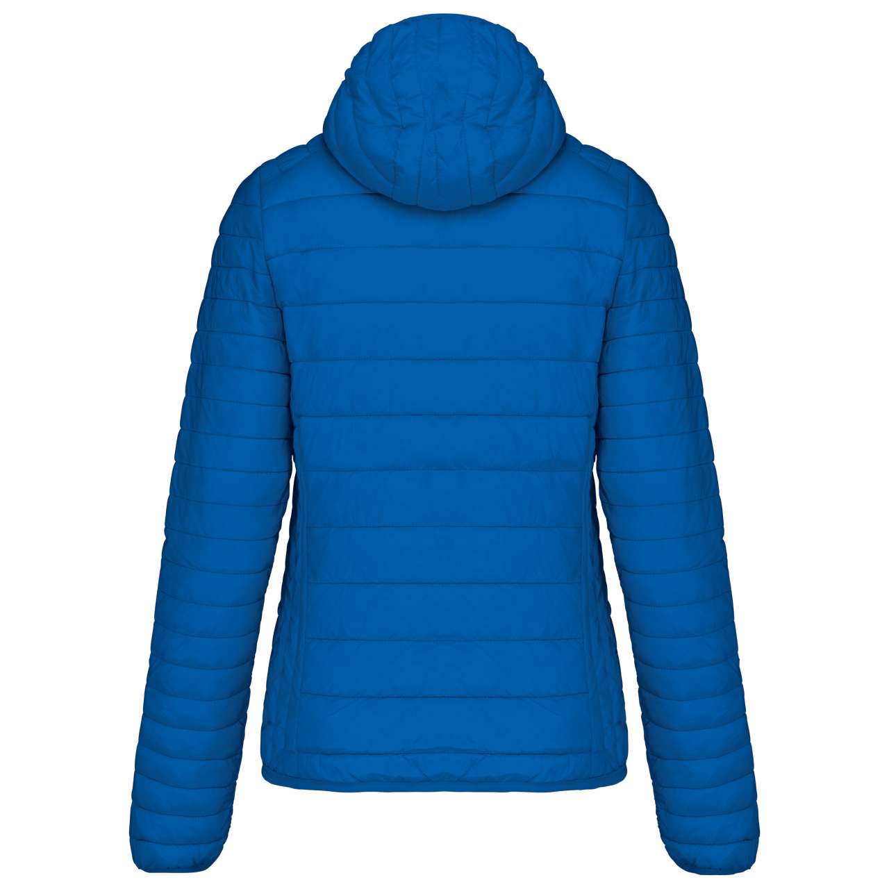 LADIES' LIGHTWEIGHT HOODED PADDED JACKET - Light Royal Blue - Main