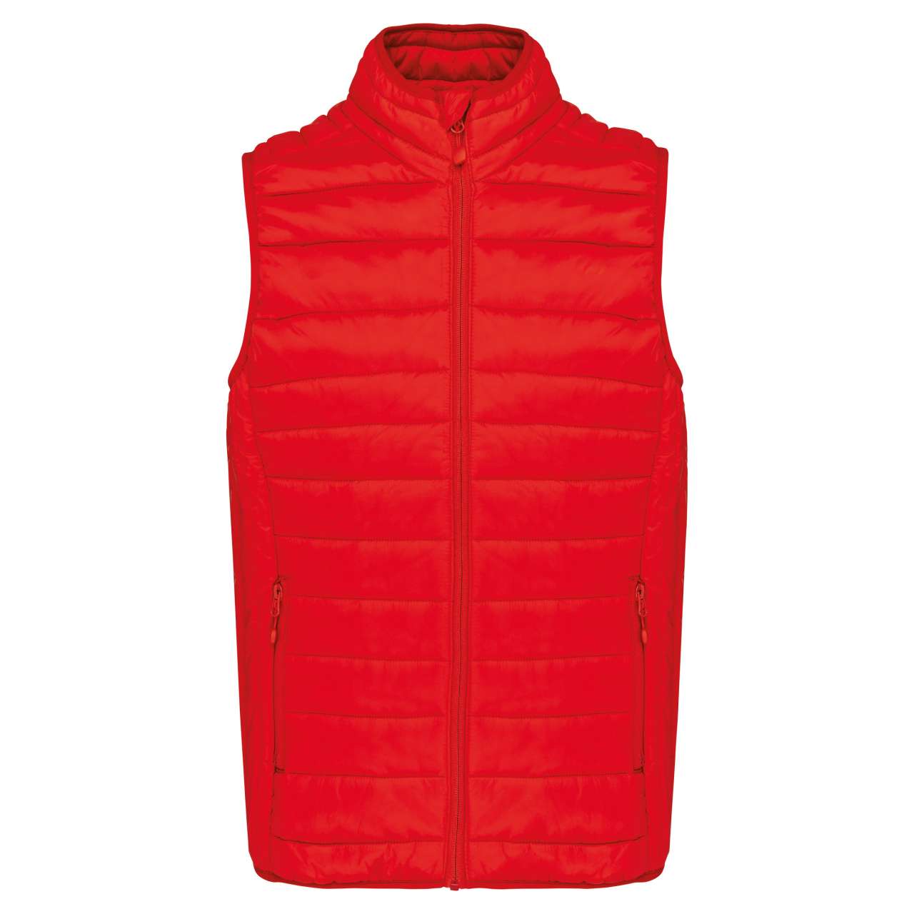 KIDS' LIGHTWEIGHT SLEEVELESS PADDED JACKET - Red - colorimageurl