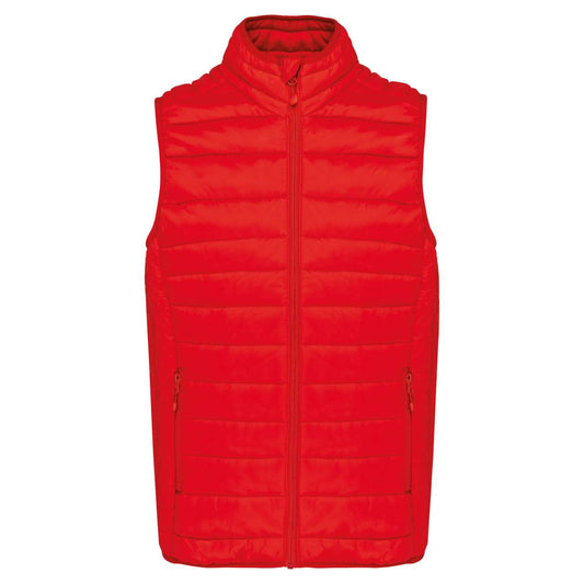 KIDS' LIGHTWEIGHT SLEEVELESS PADDED JACKET - Red - colorimageurl