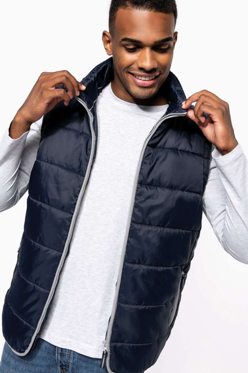 QUILTED BODYWARMER - Black - Additional