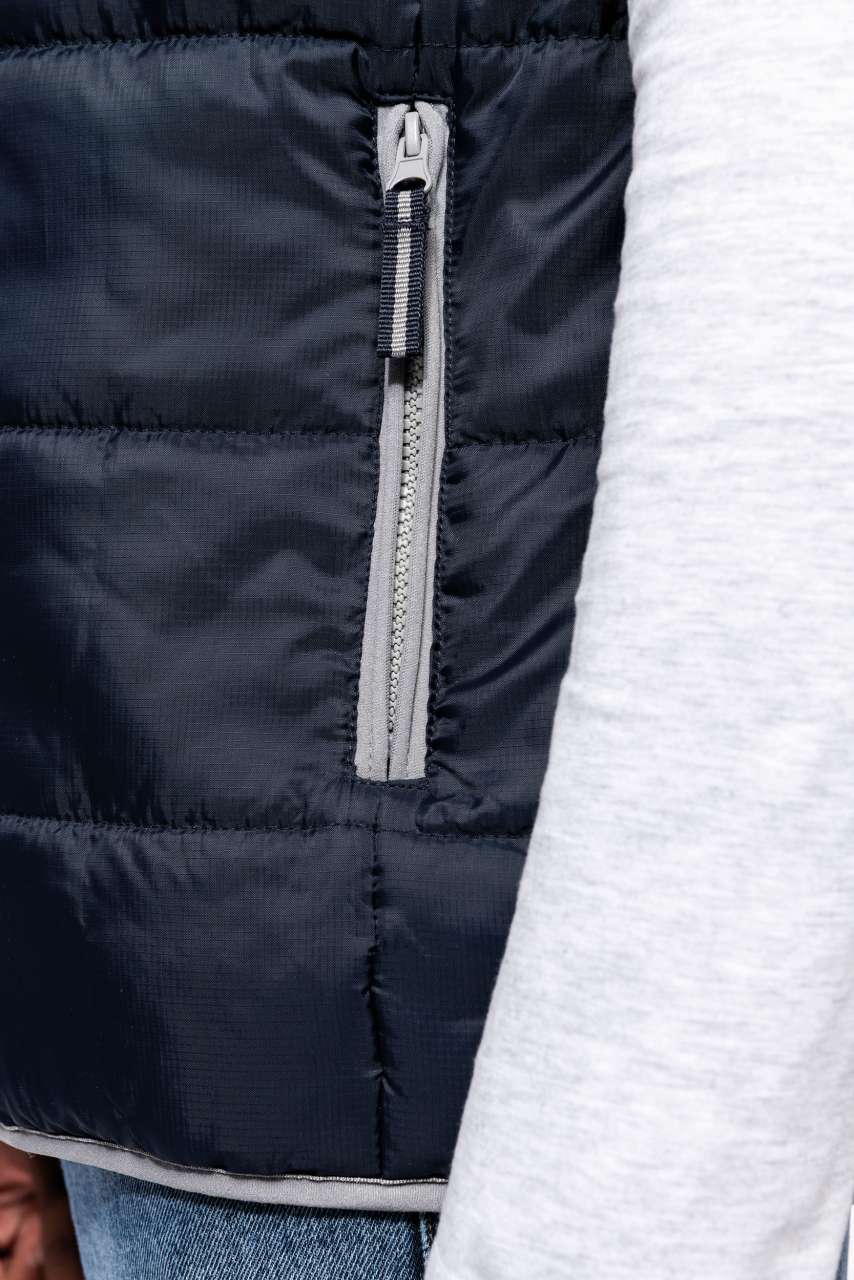 QUILTED BODYWARMER - Light Royal Blue - Additional