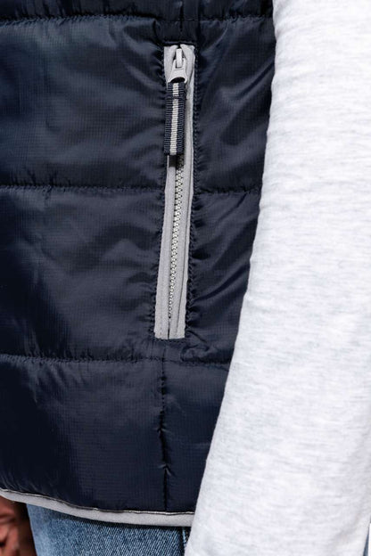 QUILTED BODYWARMER - Light Royal Blue - Additional