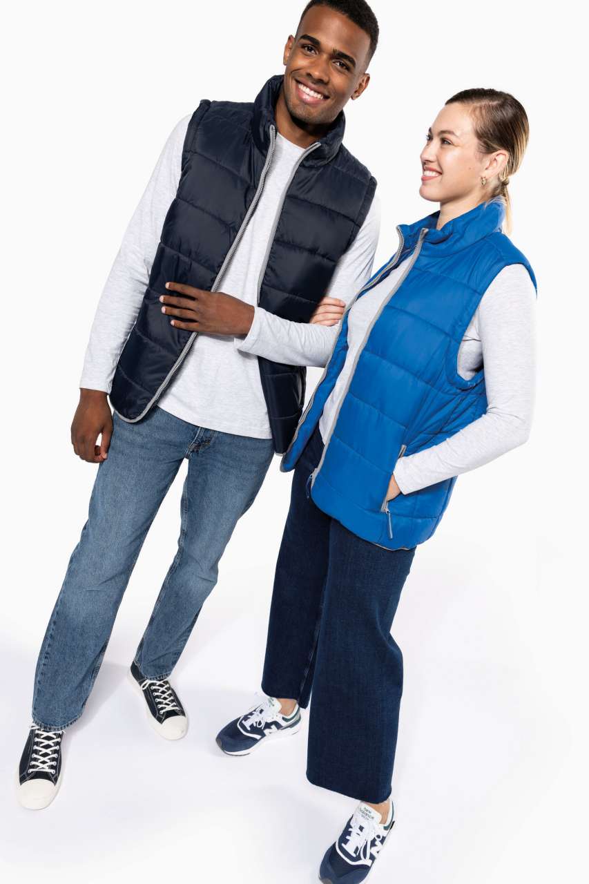QUILTED BODYWARMER - White - Additional