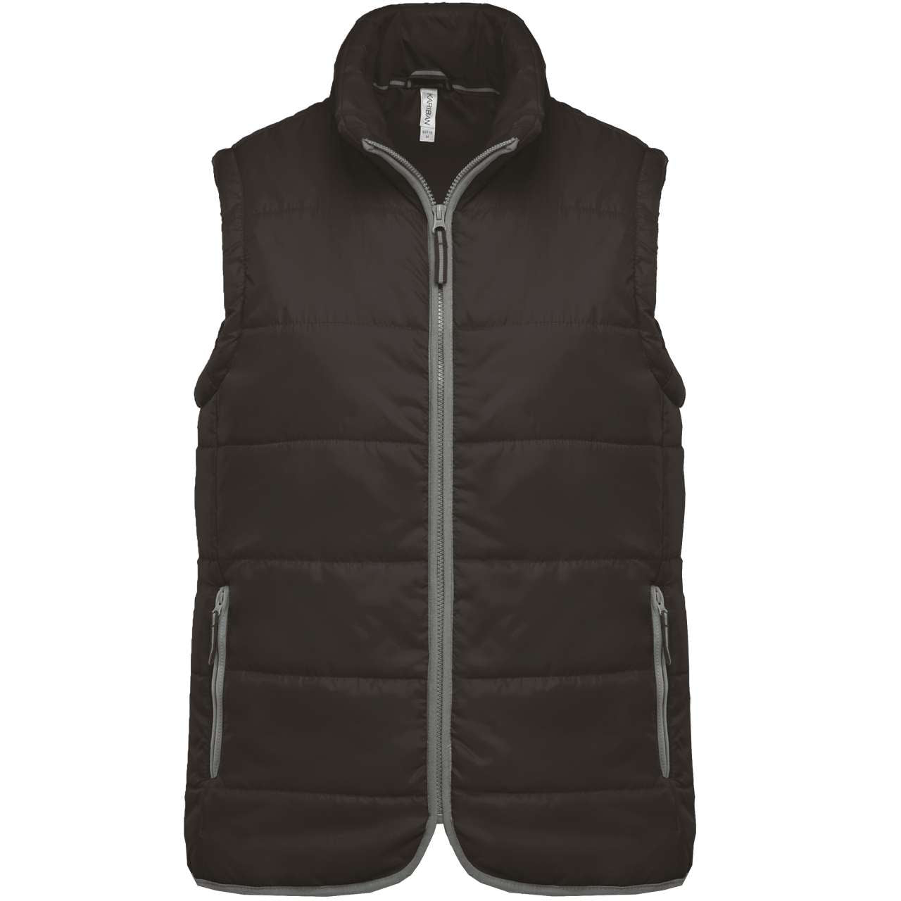 QUILTED BODYWARMER - Dark Grey - Main