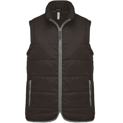 QUILTED BODYWARMER - Dark Grey - Main