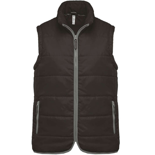 QUILTED BODYWARMER - Dark Grey - Main
