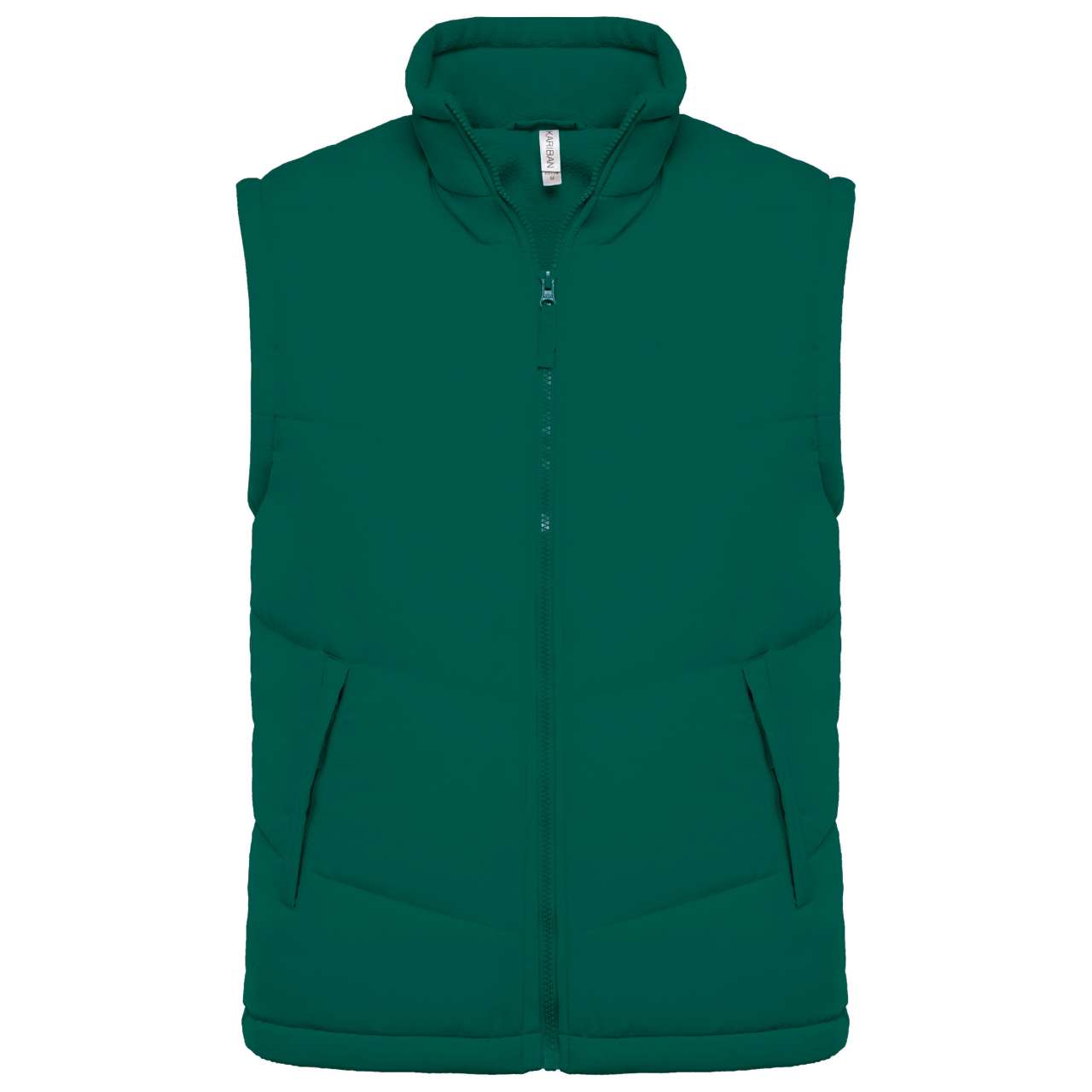 FLEECE LINED BODYWARMER - Dark Green - Main