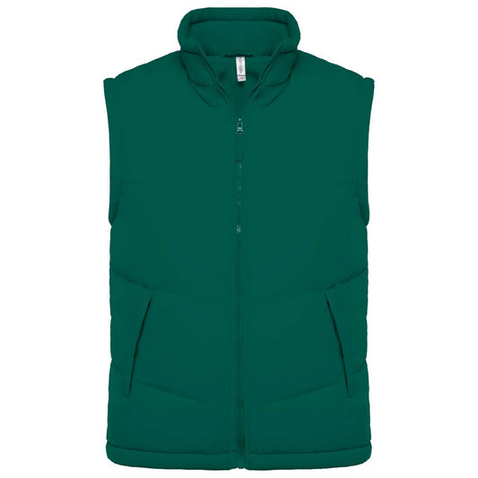 FLEECE LINED BODYWARMER - Dark Green - Main