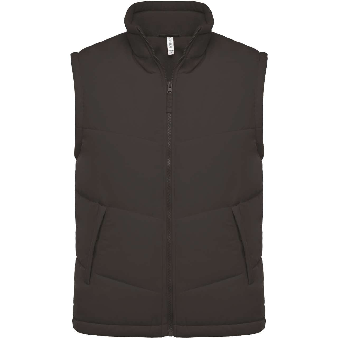 FLEECE LINED BODYWARMER - Dark Grey - Main
