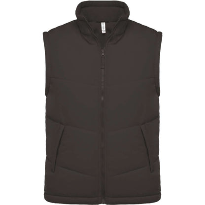 FLEECE LINED BODYWARMER - Dark Grey - Main