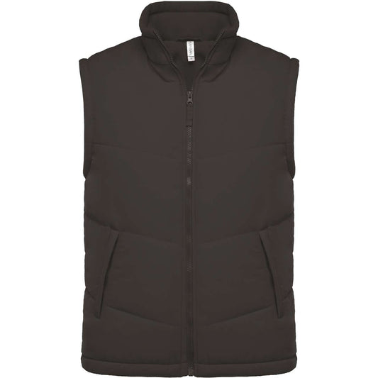 FLEECE LINED BODYWARMER - Dark Grey - Main