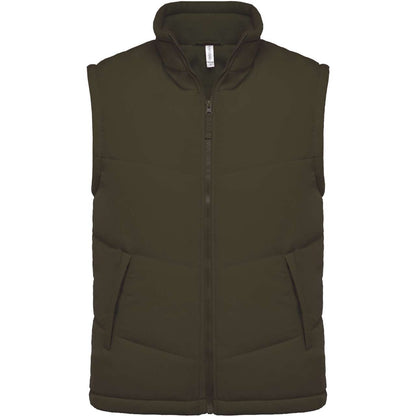FLEECE LINED BODYWARMER - Mossy Green - Main