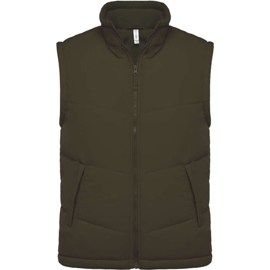 FLEECE LINED BODYWARMER - Mossy Green - Main