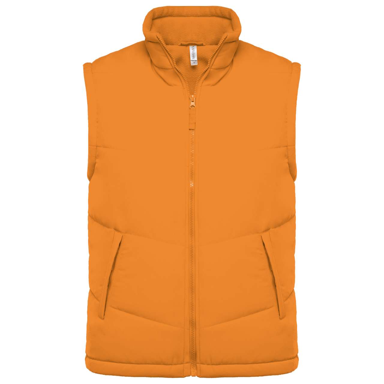 FLEECE LINED BODYWARMER - Orange - Main