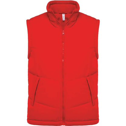 FLEECE LINED BODYWARMER - Red - Main
