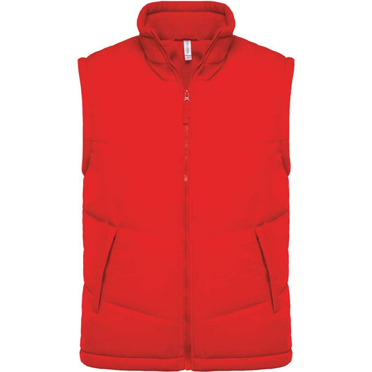 FLEECE LINED BODYWARMER - Red - Main