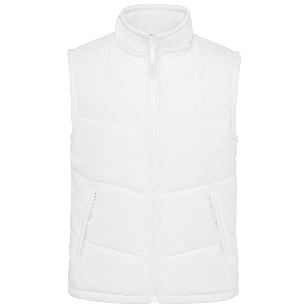 FLEECE LINED BODYWARMER - White - Main