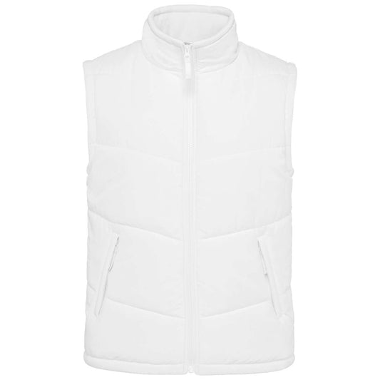 FLEECE LINED BODYWARMER - White - Main
