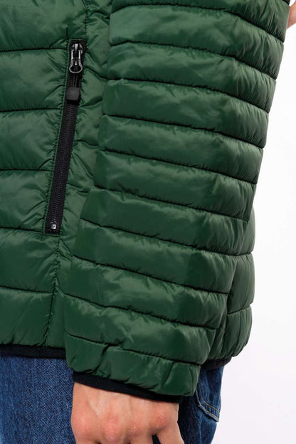 MEN'S LIGHTWEIGHT PADDED JACKET - Forest Green - Additional