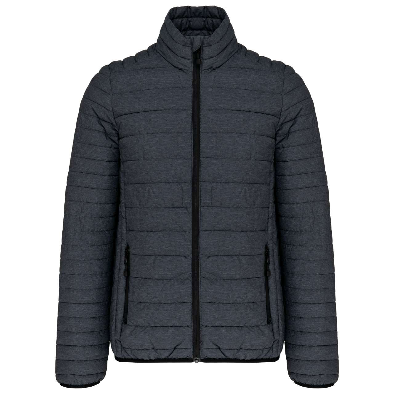 MEN'S LIGHTWEIGHT PADDED JACKET - Marl Dark Grey - Main