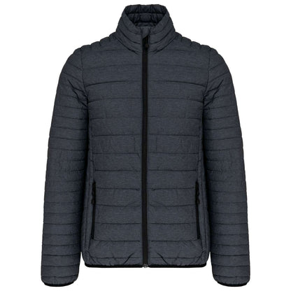 MEN'S LIGHTWEIGHT PADDED JACKET - Marl Dark Grey - Main