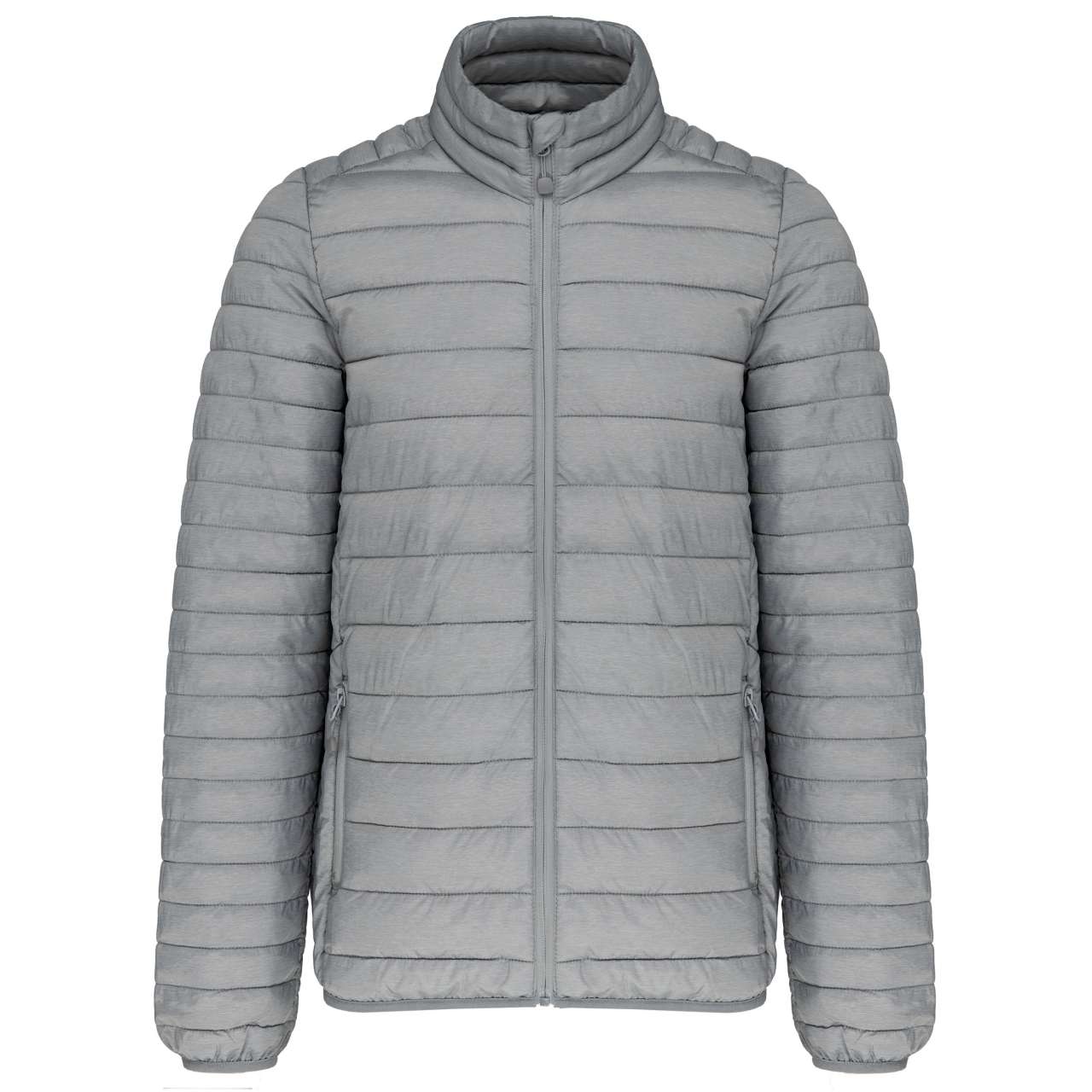 MEN'S LIGHTWEIGHT PADDED JACKET - Marl Silver - Main