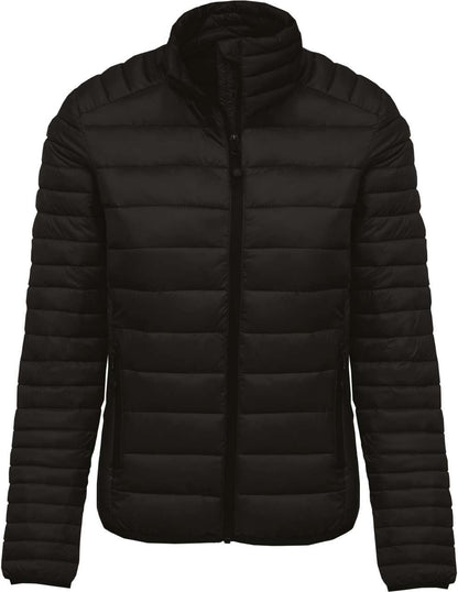 LADIES' LIGHTWEIGHT PADDED JACKET - Black - colorimageurl