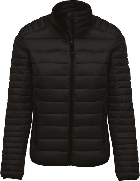 LADIES' LIGHTWEIGHT PADDED JACKET - Black - colorimageurl