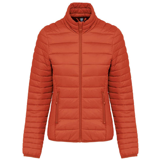 LADIES' LIGHTWEIGHT PADDED JACKET - Burnt Ochre - colorimageurl