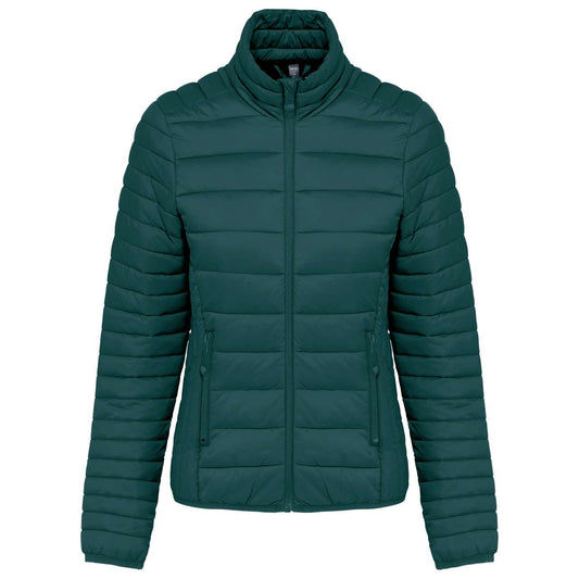 LADIES' LIGHTWEIGHT PADDED JACKET - Mineral Green - colorimageurl