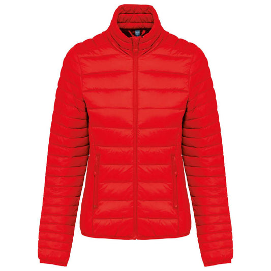 LADIES' LIGHTWEIGHT PADDED JACKET - Red - colorimageurl