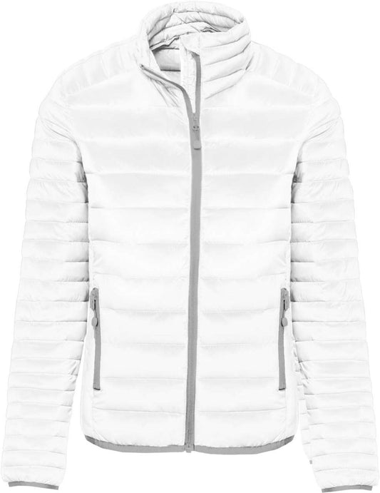 LADIES' LIGHTWEIGHT PADDED JACKET - White - colorimageurl