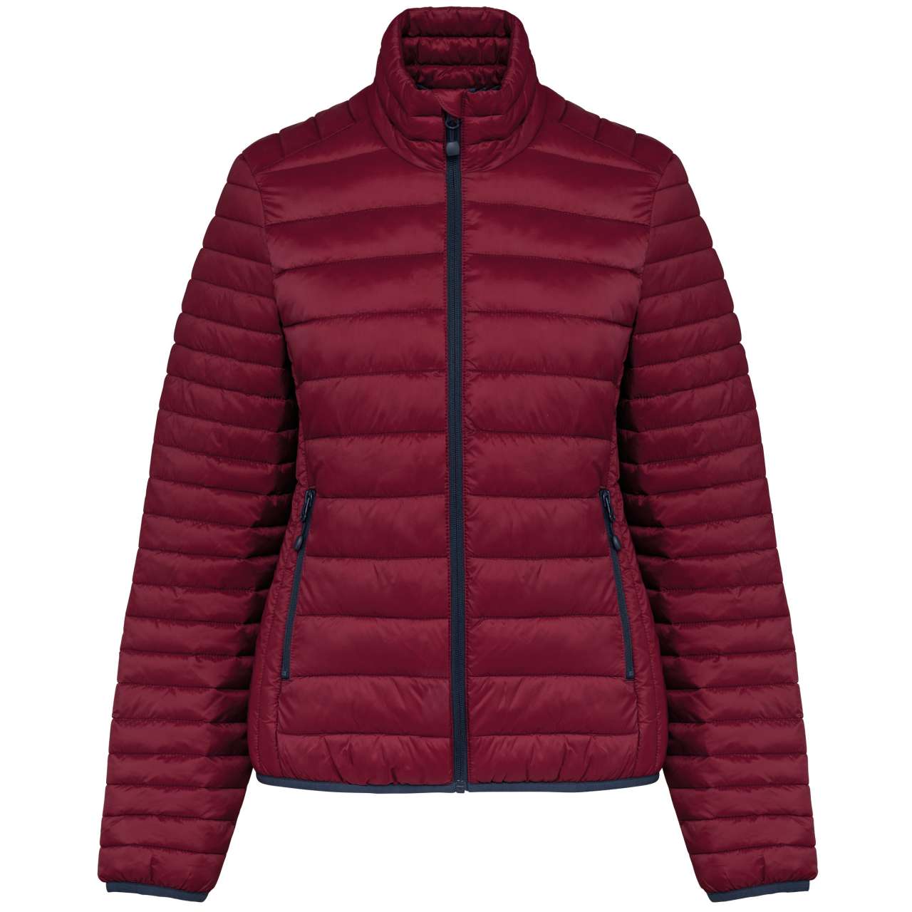 LADIES' LIGHTWEIGHT PADDED JACKET - Wine - colorimageurl